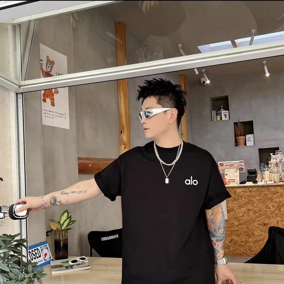 【轻奢潮牌 三标olo】撤柜款-重磅260克高端男夏季短袖纯棉