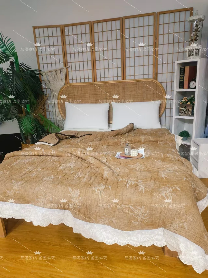 幕古（Mugu）森古息棉被可机洗双人200*230～韵竹微瑕 会起小毛球