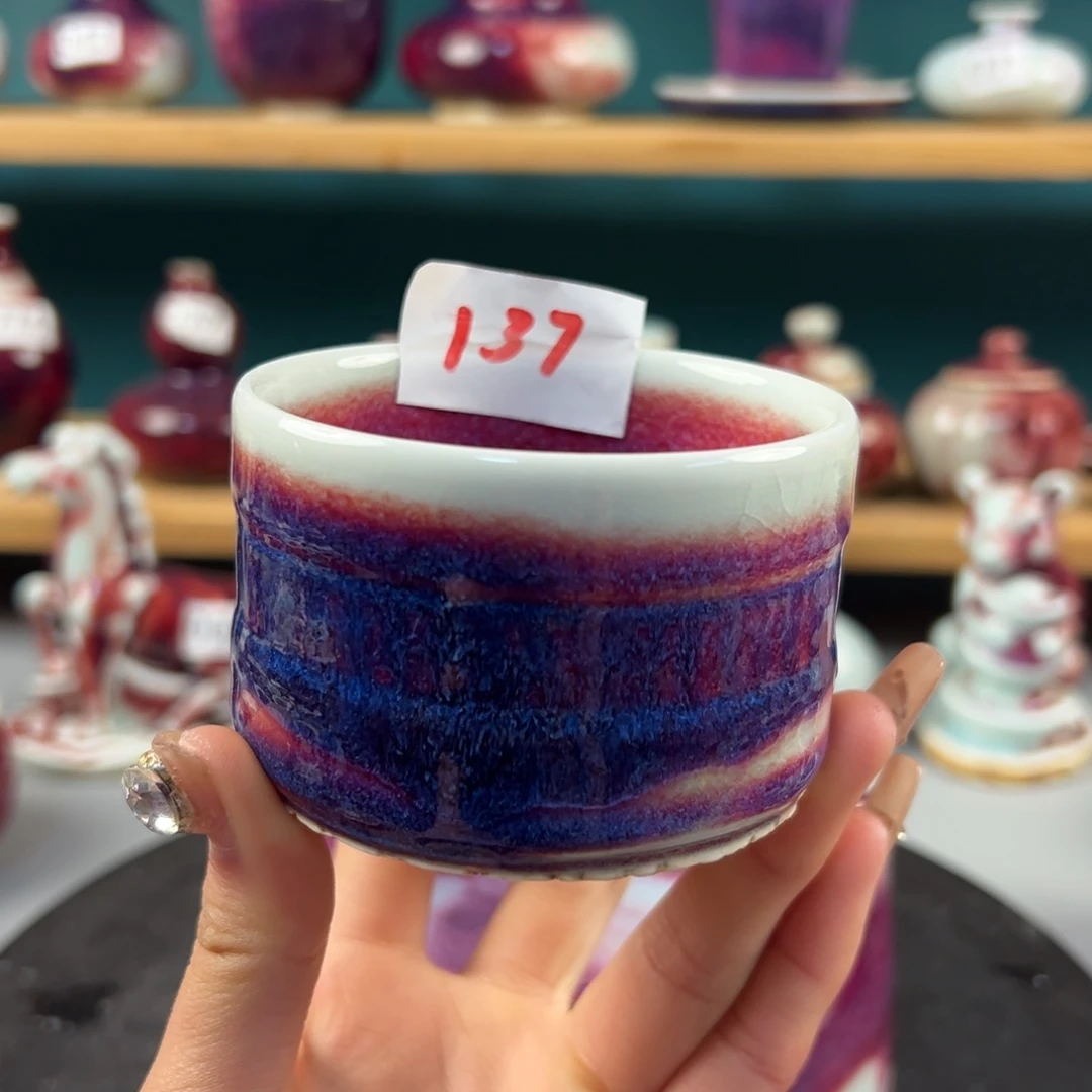 瓷片微瑕主人杯纯手工