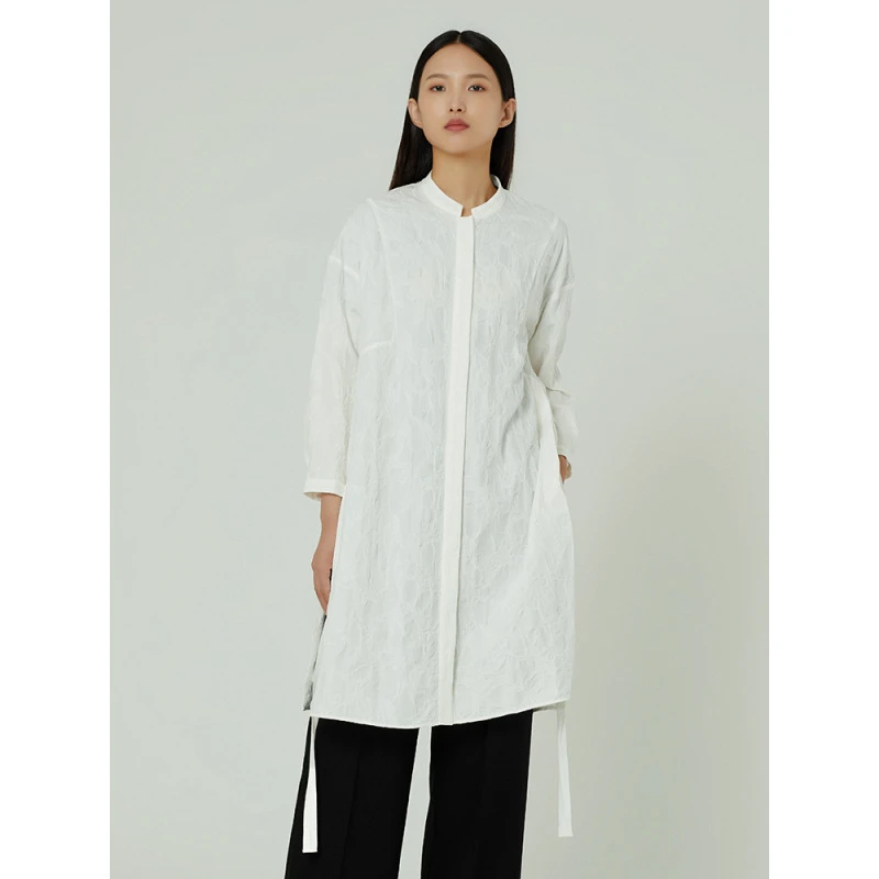 啦娜菲LANAFAY秋款长款衬衫L2Q187