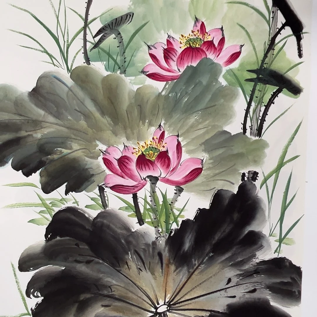 国画国画作品宣纸纯手绘