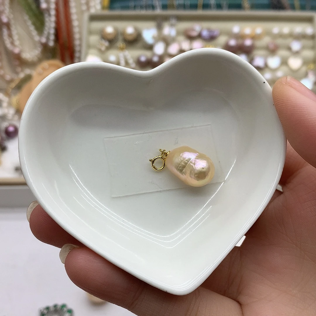 淡水珍珠颈饰银S925镶嵌