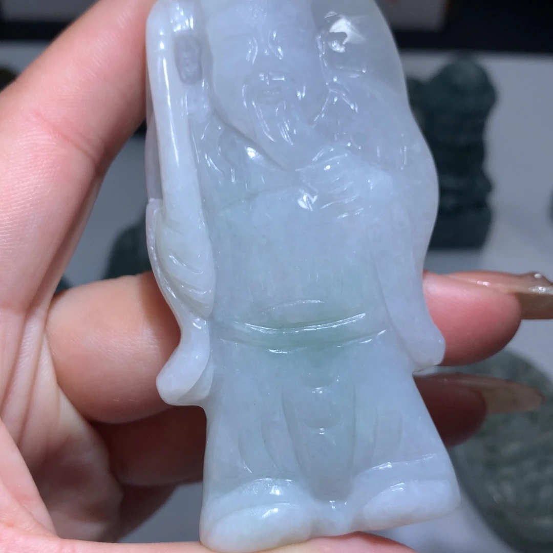 翡翠未镶嵌颈饰保真天然A货翡翠