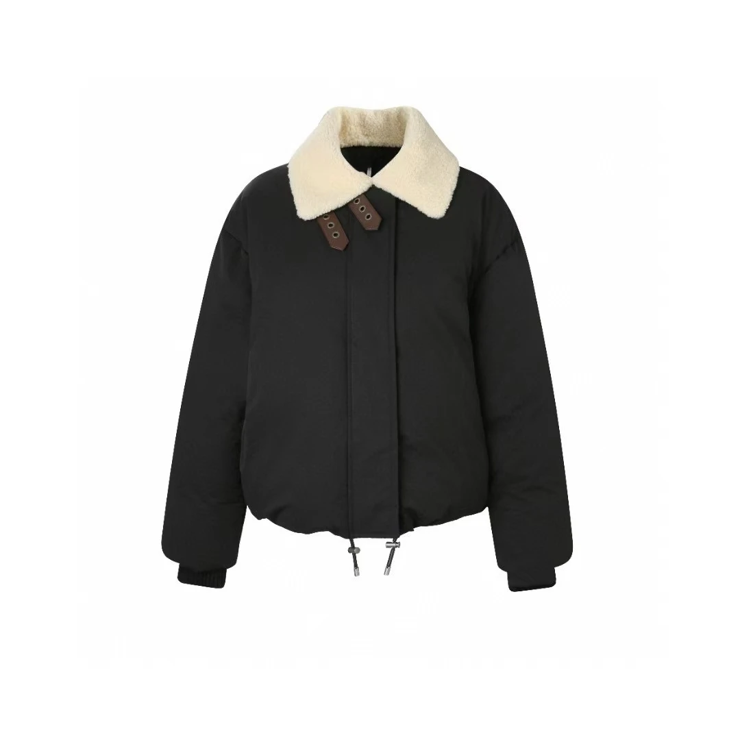 【彭彭甄选】爆款毛领羽绒服外套A160