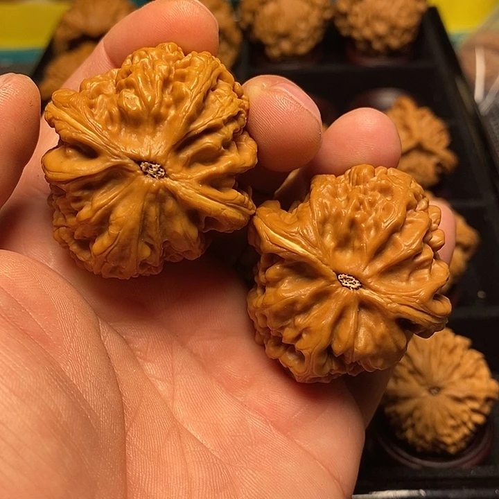大****把件文玩核桃46尺红锦鲤