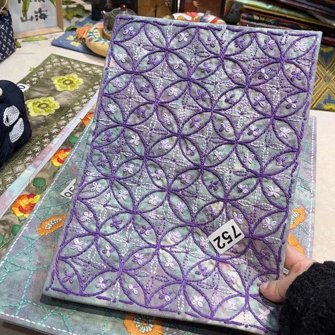 规格20.30刺子绣茶席