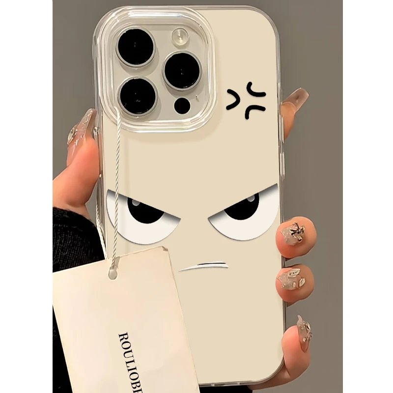 夕与空凶凶表情适用苹果16promax个性手机壳华为vivo小米15oppo潮