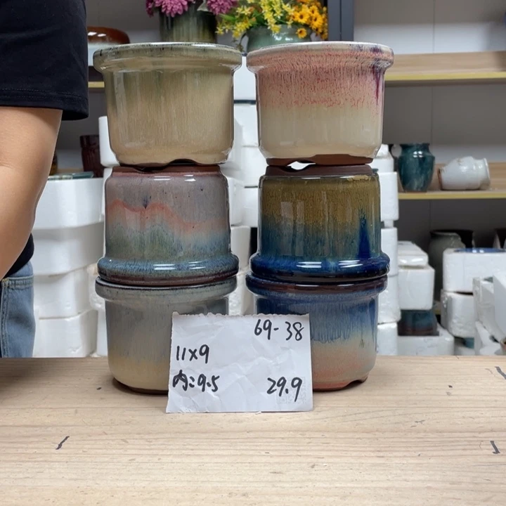 紫砂花盆多肉花盆微瑕38