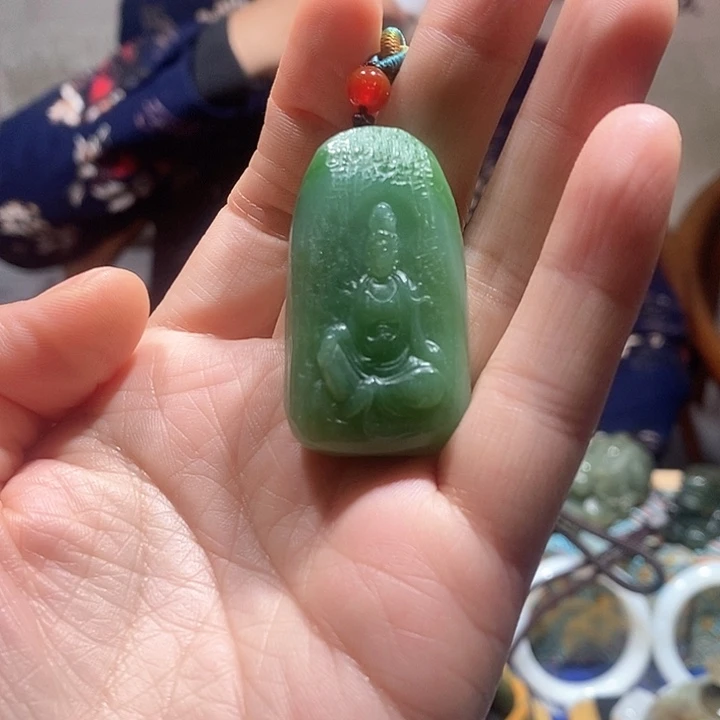 和田玉吊坠(不含链)未镶嵌