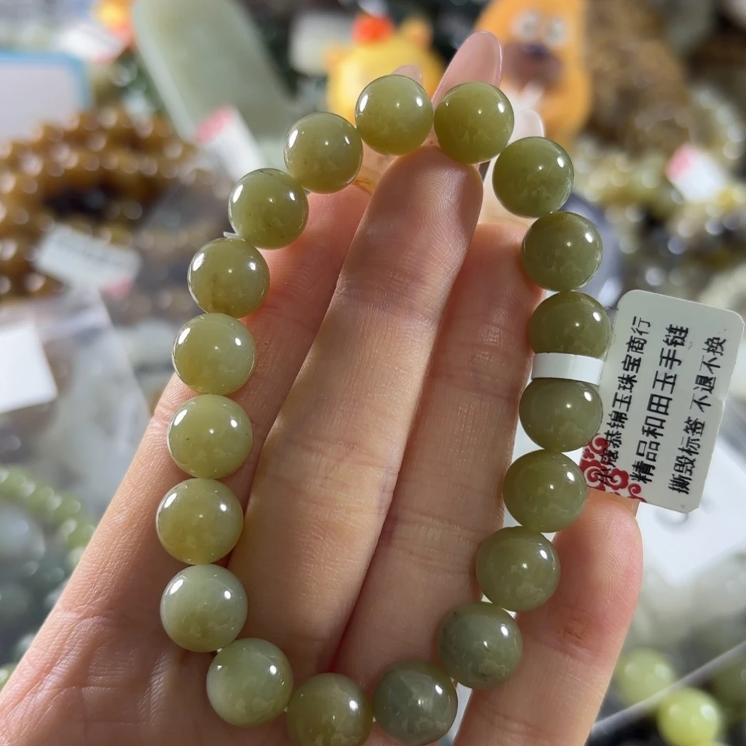 和田玉未镶嵌手链115