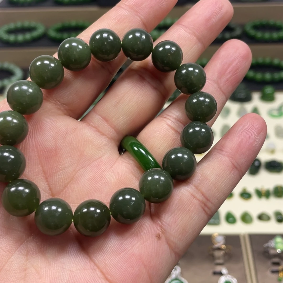 和田玉未镶嵌手链