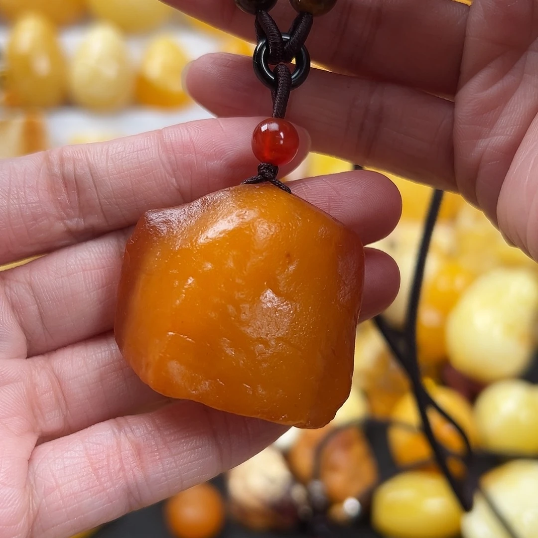 未镶嵌颈饰蜜蜡蜜蜡