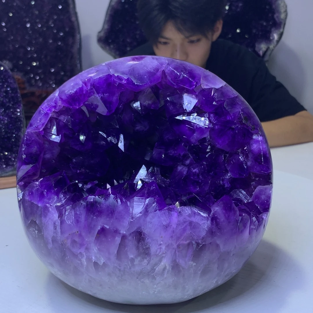 未镶嵌珠宝半成品紫晶和***尚紫晶