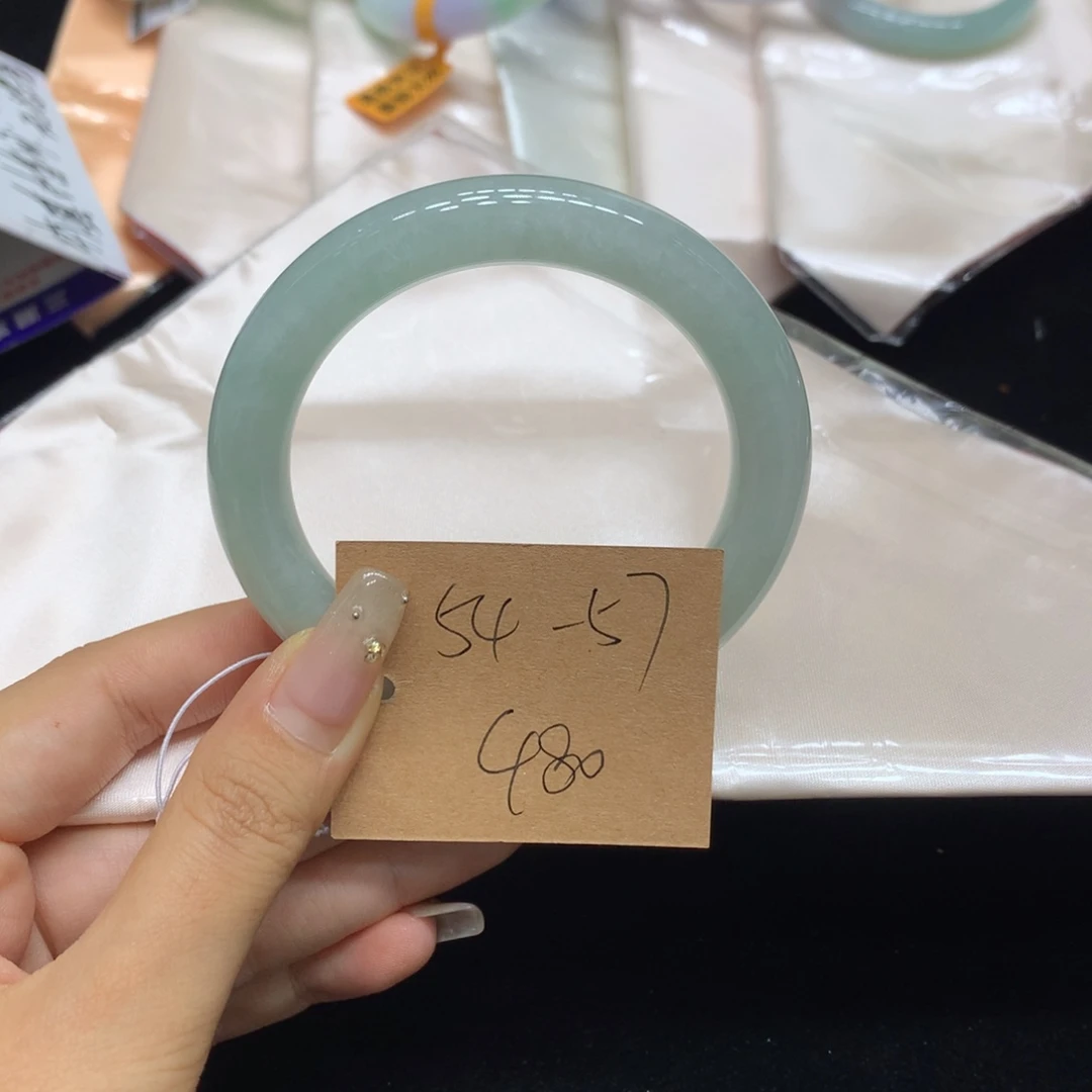 翡翠未镶嵌手镯天然翡翠