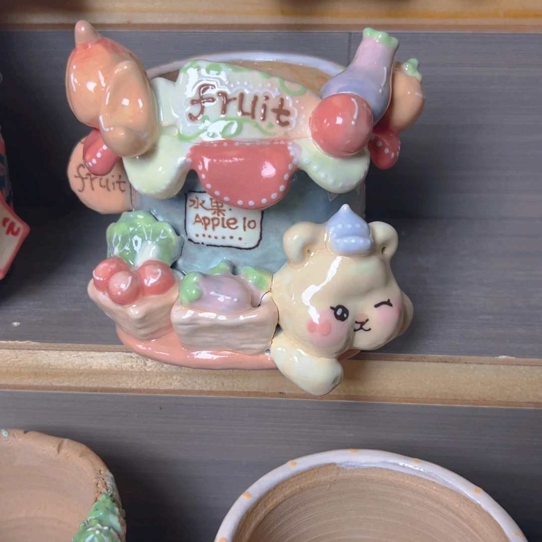 恬***爱老梧家的手工多肉花盆