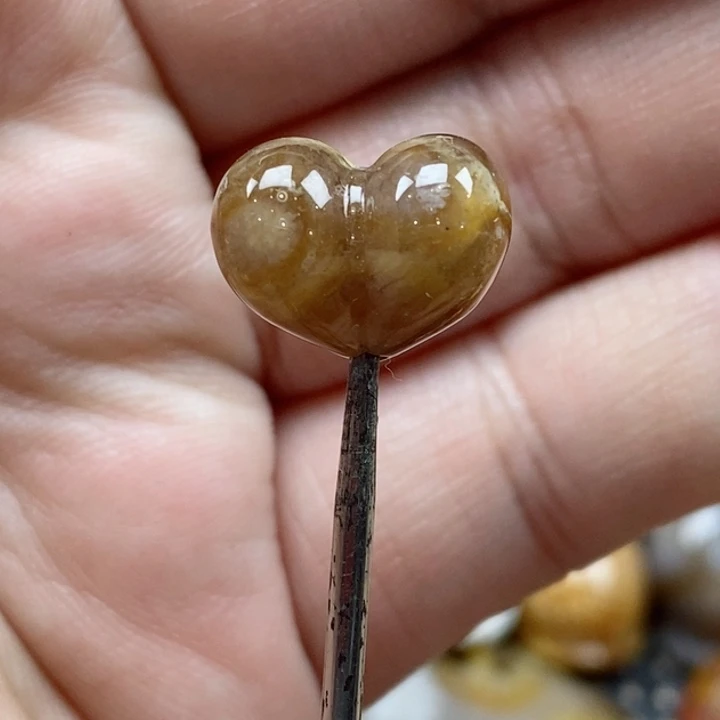 颈饰未镶嵌硅化珊瑚（珊瑚玉）有瑕 小