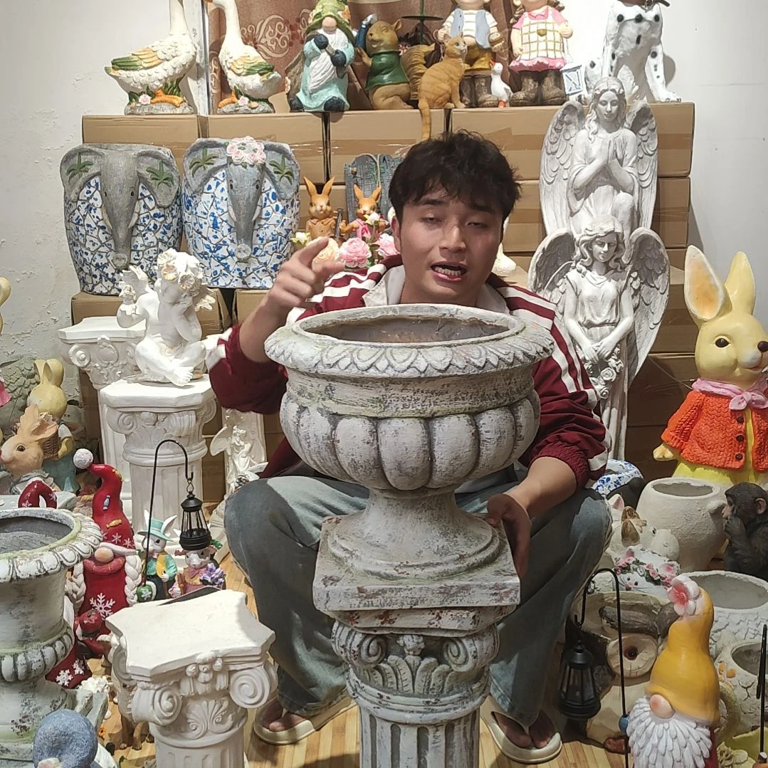 合成树脂复古大盆