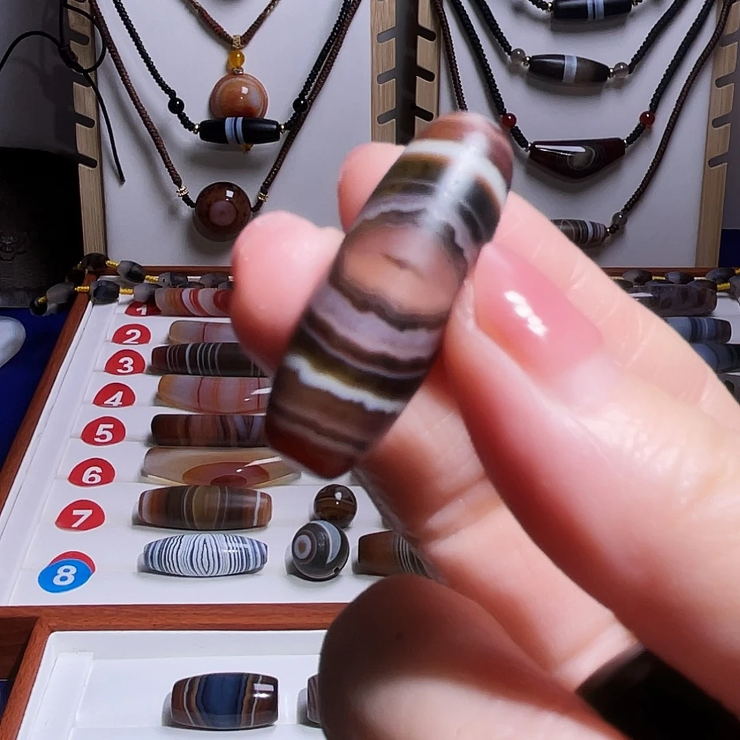 富***儿玛瑙未镶嵌吊坠玛瑙桶珠