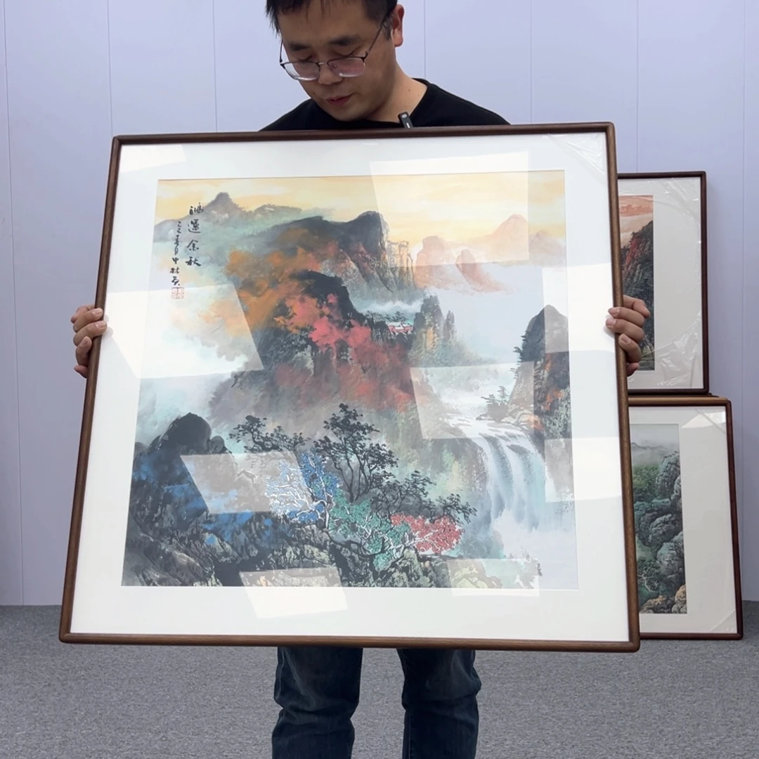 国画国画作品展览等80*80