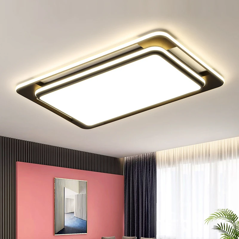 现代简约大气新款客厅主卧室书房间全光谱家用led吸顶灯中山灯具