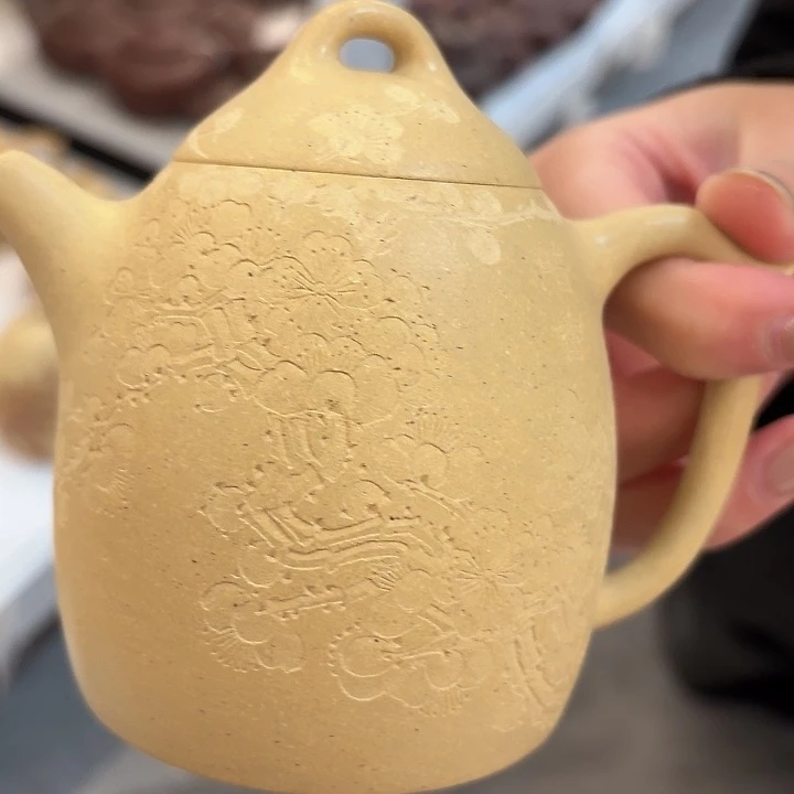 茶壶紫砂宜兴原矿梨皮