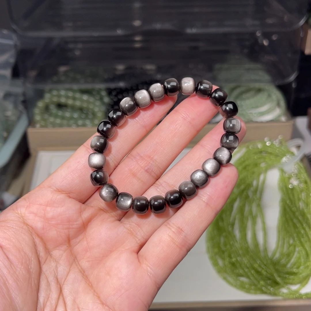 水晶手链未镶嵌银耀013