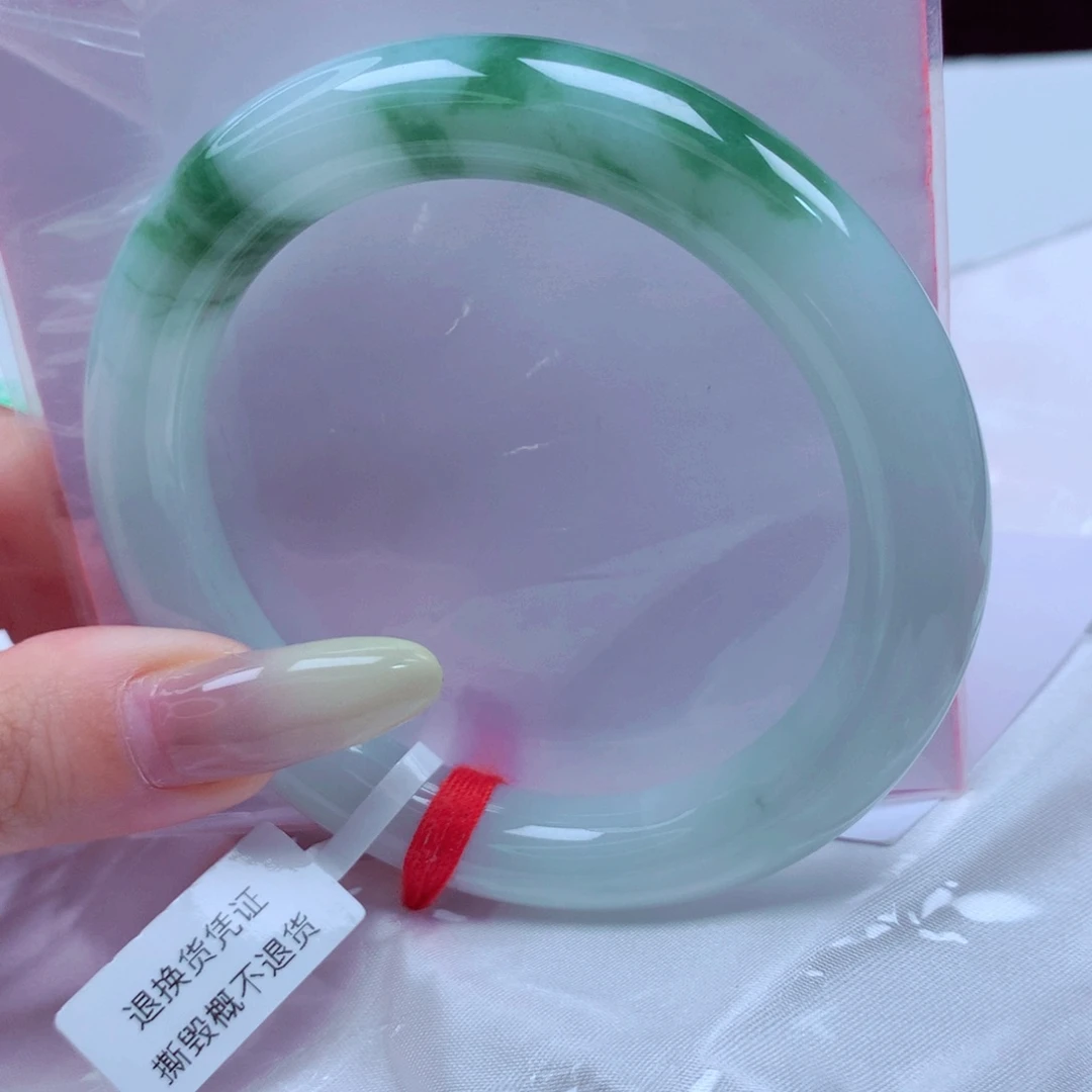 未镶嵌手镯翡翠天然缅甸翡翠A货手镯 08号