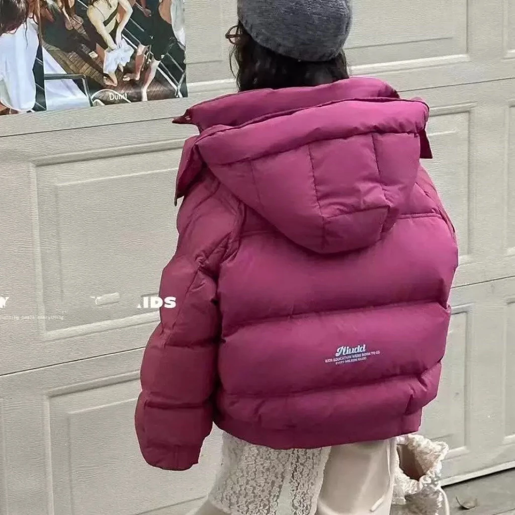 《丁丁优选》54650冬季新款中大童加厚白鸭绒羽绒服外套男女同款