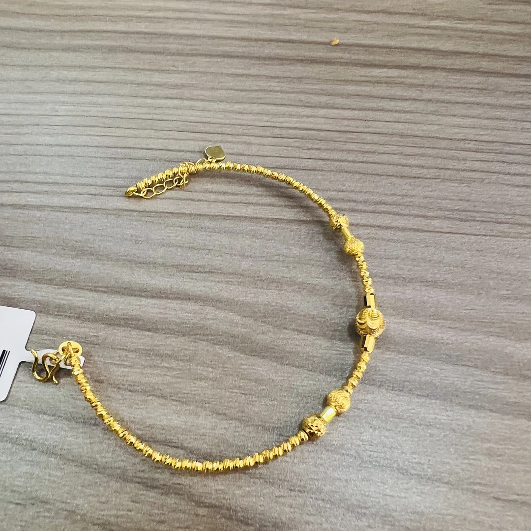 【莹莹专享】足金999投资金 圆珠 GP 5.59  纳金添福