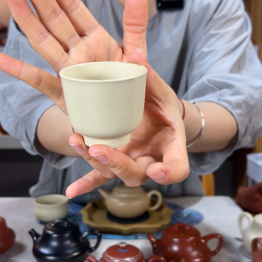 ╰***陌茶壶紫砂本绿高杯 80cc
