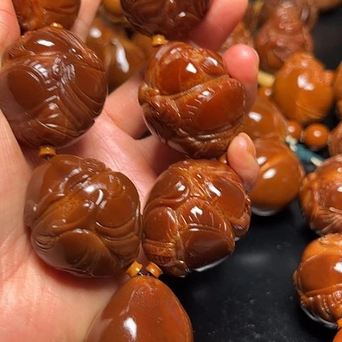 用***7手串/手链橄榄核嘟嘟地主财神