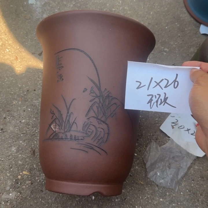 紫砂花盆特价清仓