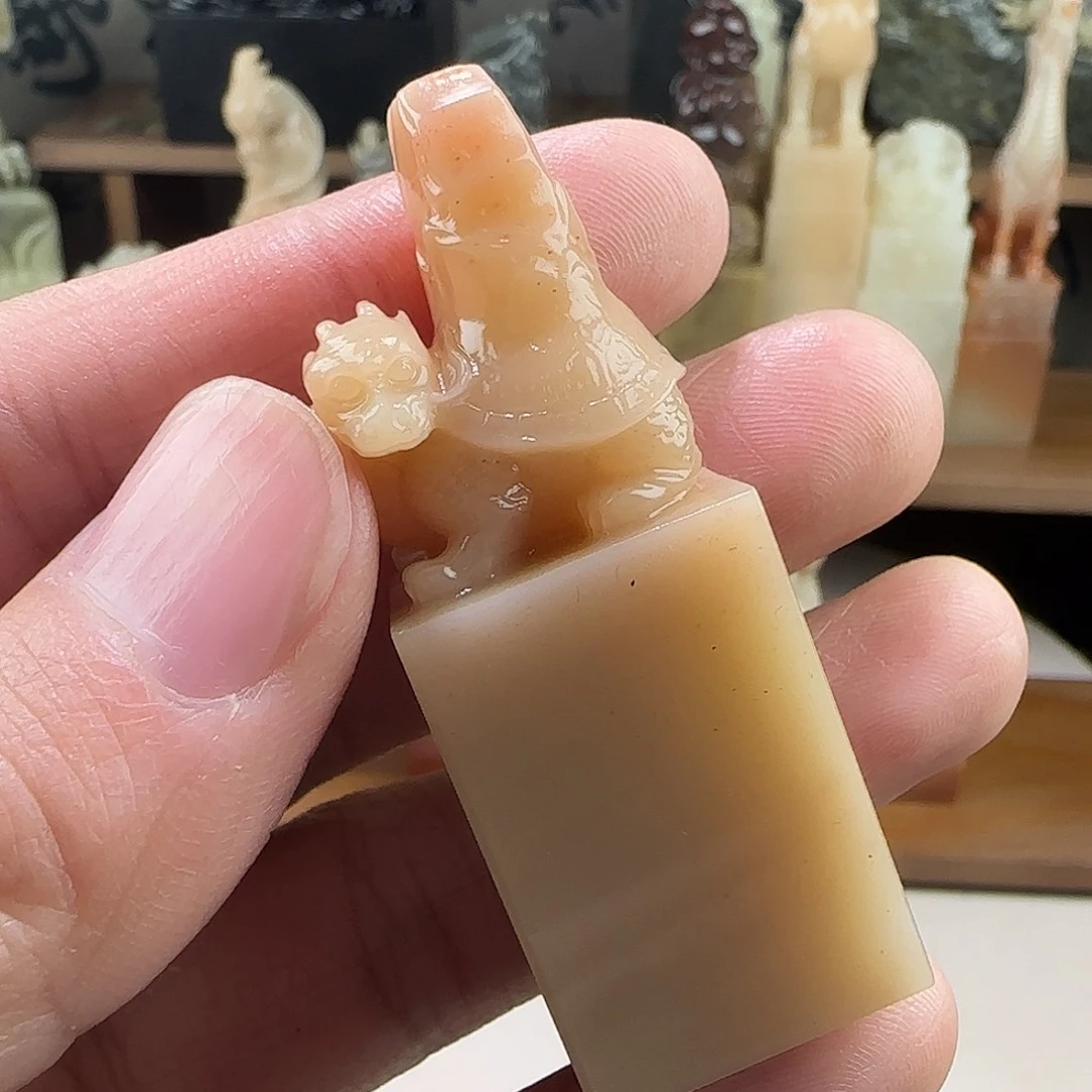 寿山石印石030老挝保利石