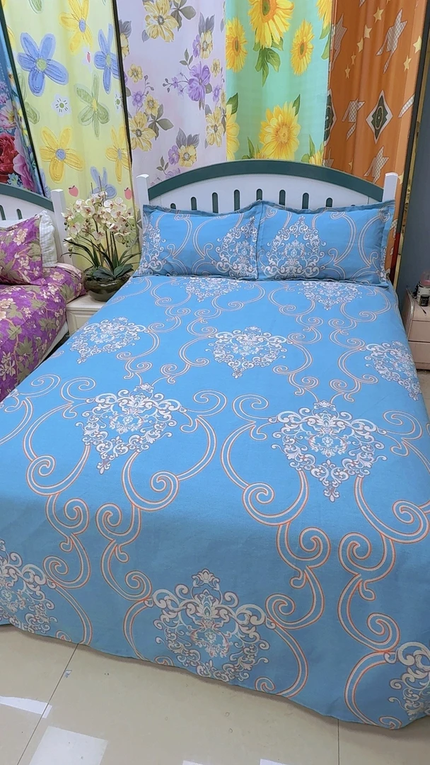 特厚款 棉麻大帆布粗布床单 枕套 炕单吸汗柔软舒适