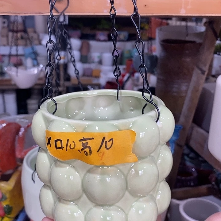 陶摆件陶盆有孔 瑕疵介意勿拍