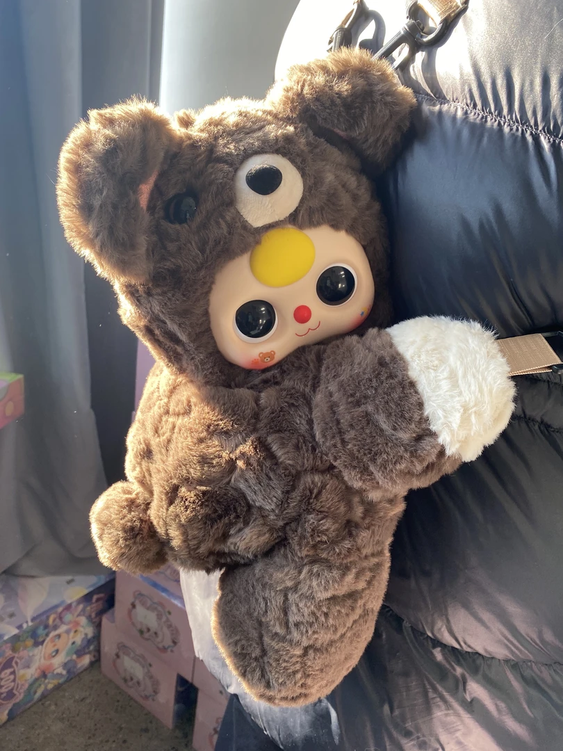 琴子潮玩盲盒小熊抱抱娃三岁系列代拆