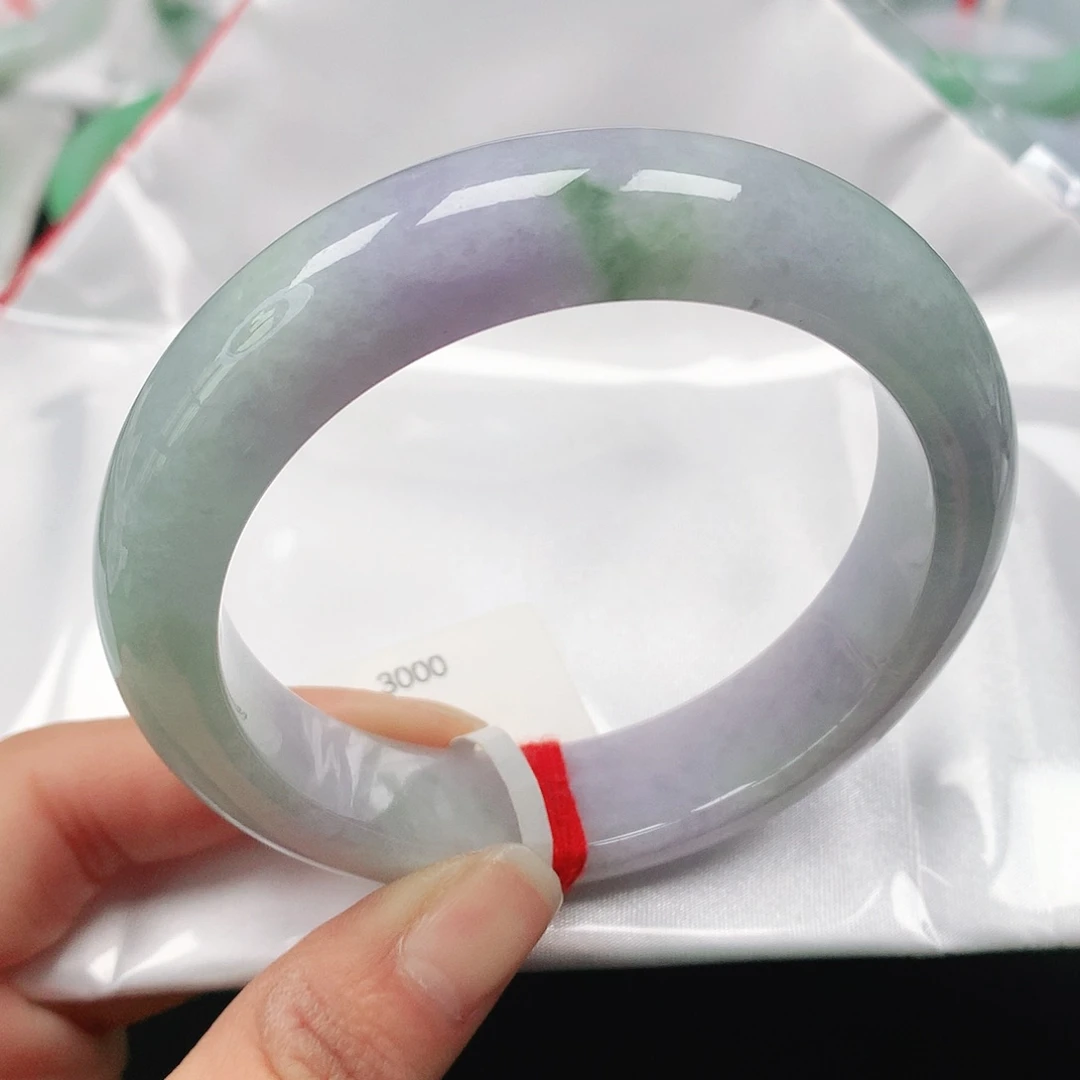 翡翠手镯未镶嵌天然翡翠手镯57