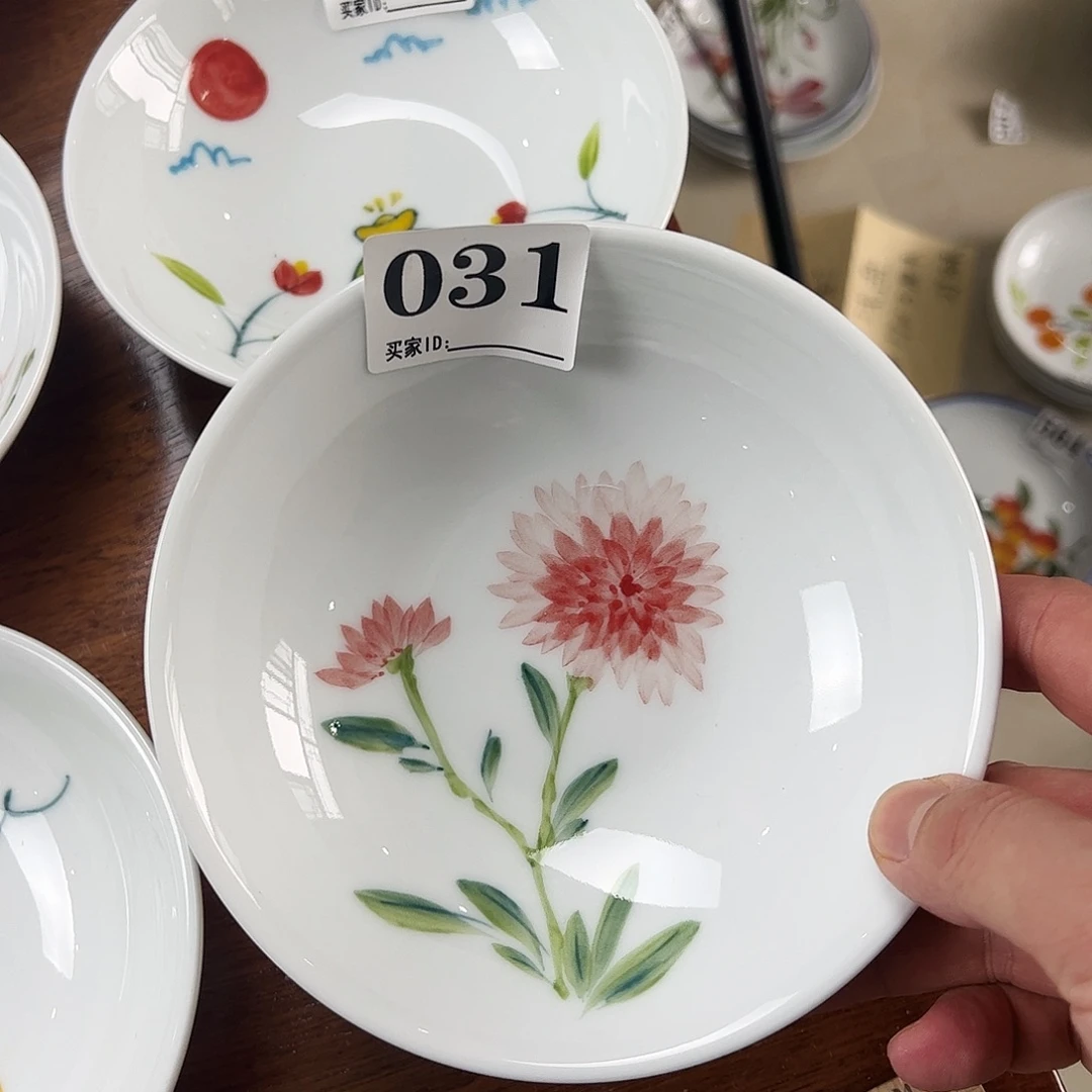 瓷片景德镇陶瓷手工手绘制作