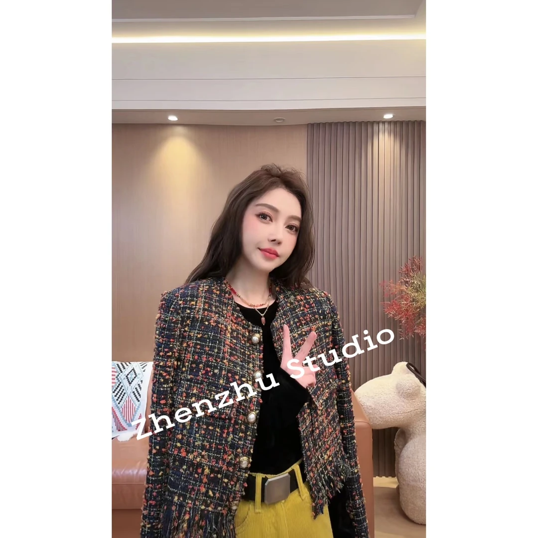 I26 宫廷流苏小香风外套 ~法式短款香风外套 DI2647