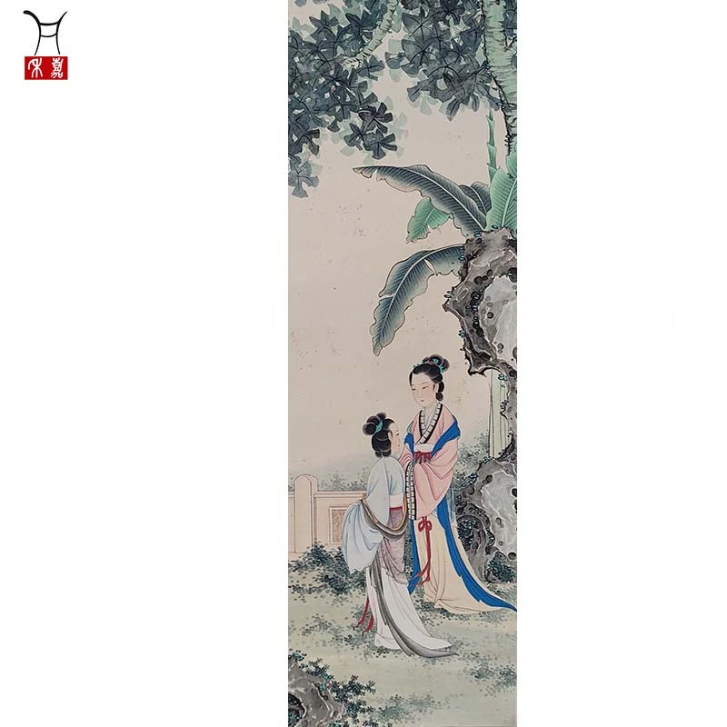 M1080仕女立轴40x108/3.8平尺