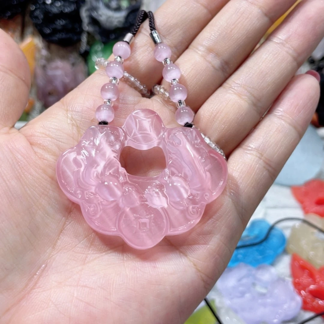 【闪购商品】未镶嵌岫玉颈饰49吊坠猫眼