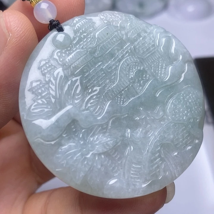 颈饰未镶嵌翡翠翡翠