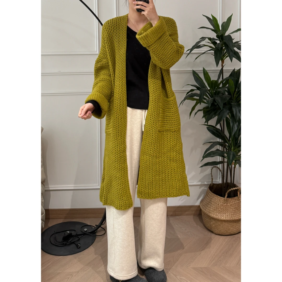 美亚恩NANA秋冬长款慵懒粗针大披肩百搭均码均码均！！C0097