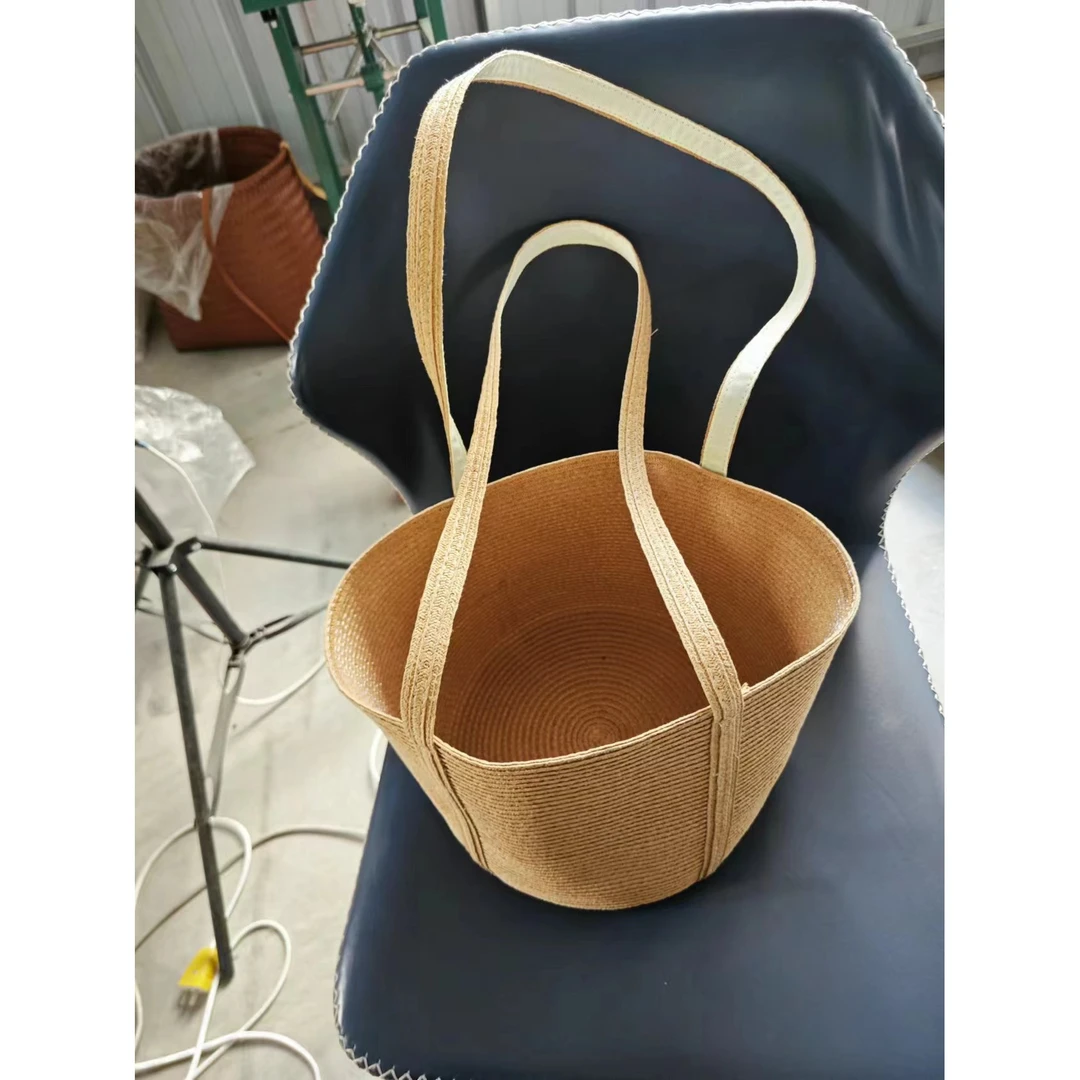 M134无印款大容量简约风中号墩墩桶纸草时尚休闲百搭简约单肩包包