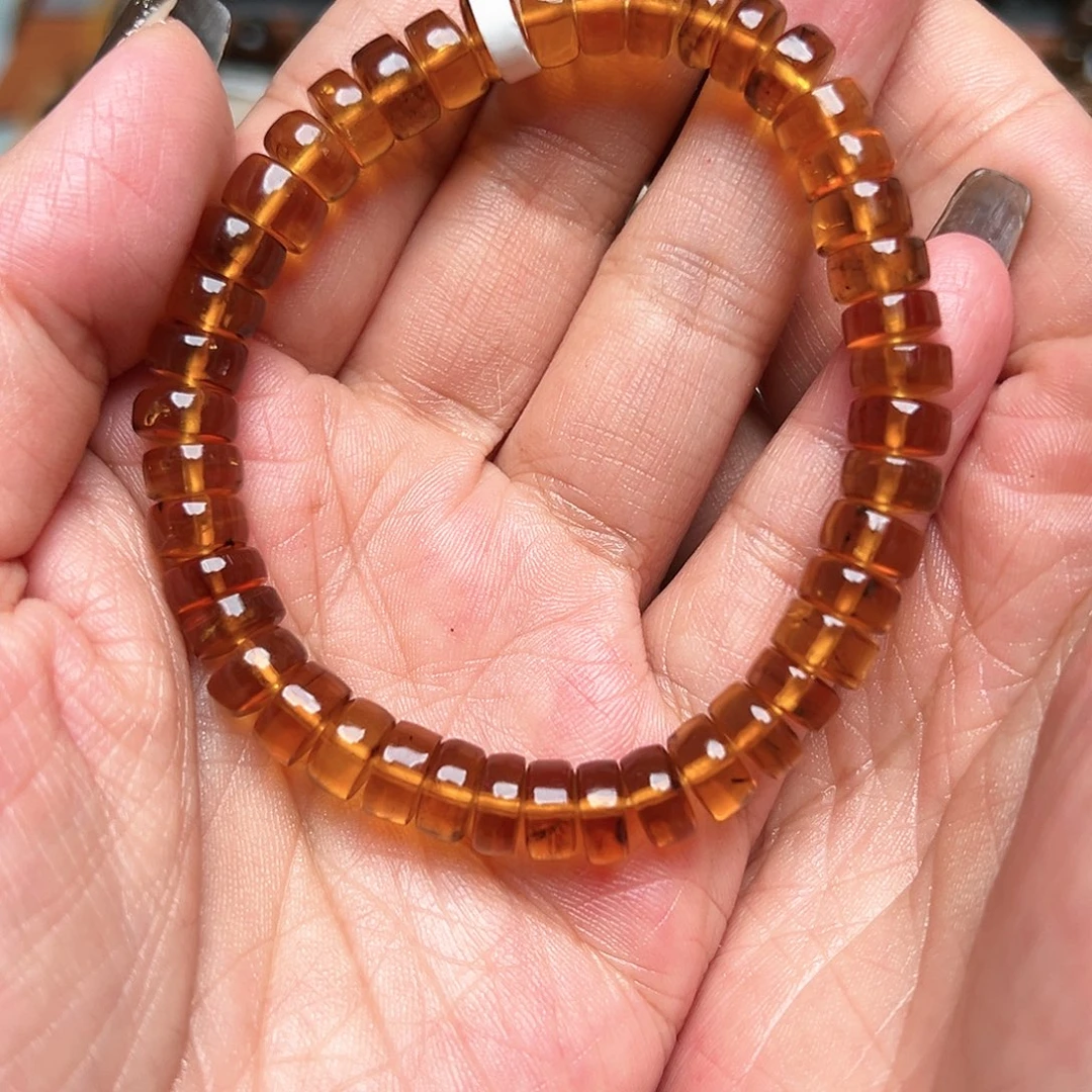 琥珀未镶嵌裸石抚顺琥珀10305八