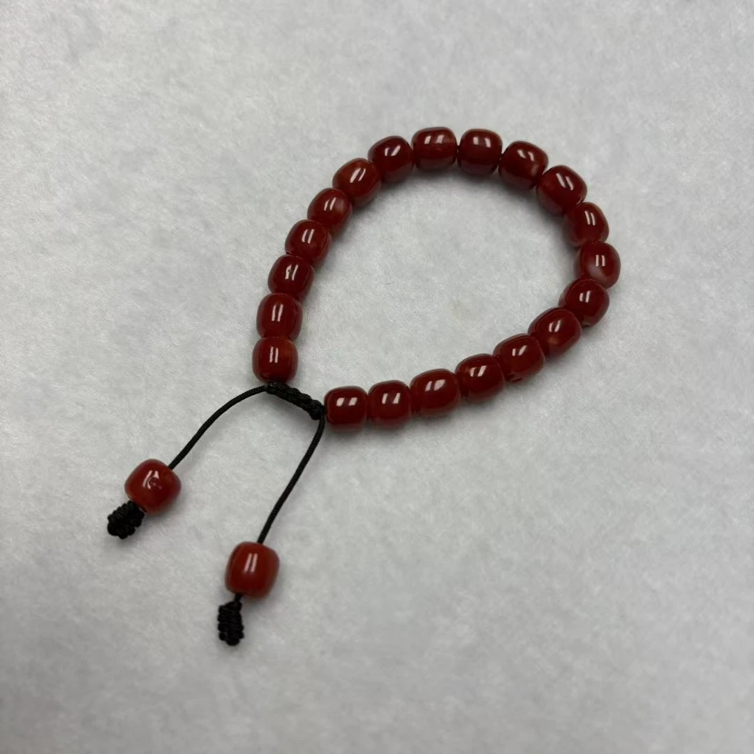 天然阿卡红珊瑚8.5-9mm/-16024
