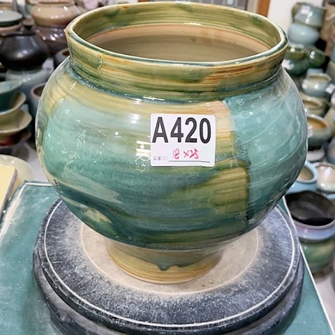 红陶景德镇陶瓷花盆手工