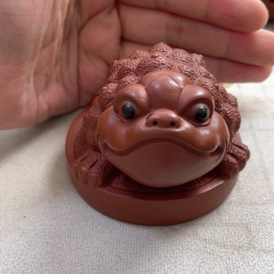 【闪购商品】紫砂茶宠鑫紫砂金蟾