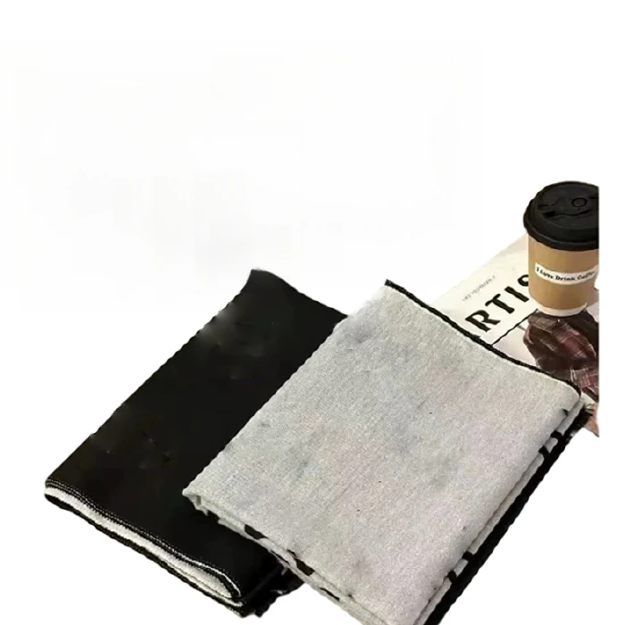 小香黑白色围巾-C1