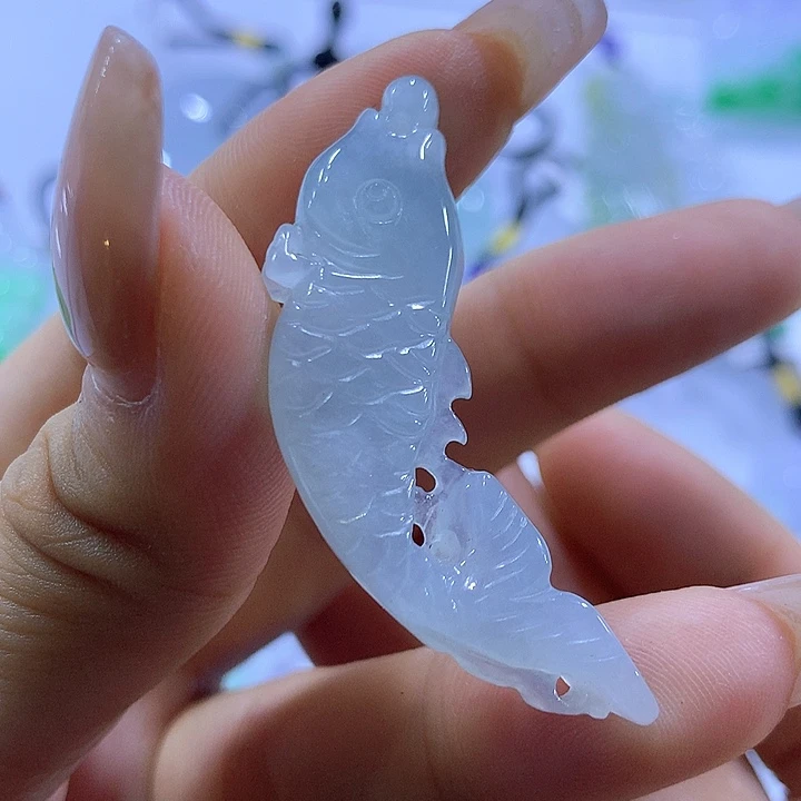 翡翠未镶嵌颈饰天然翡翠A货吊坠